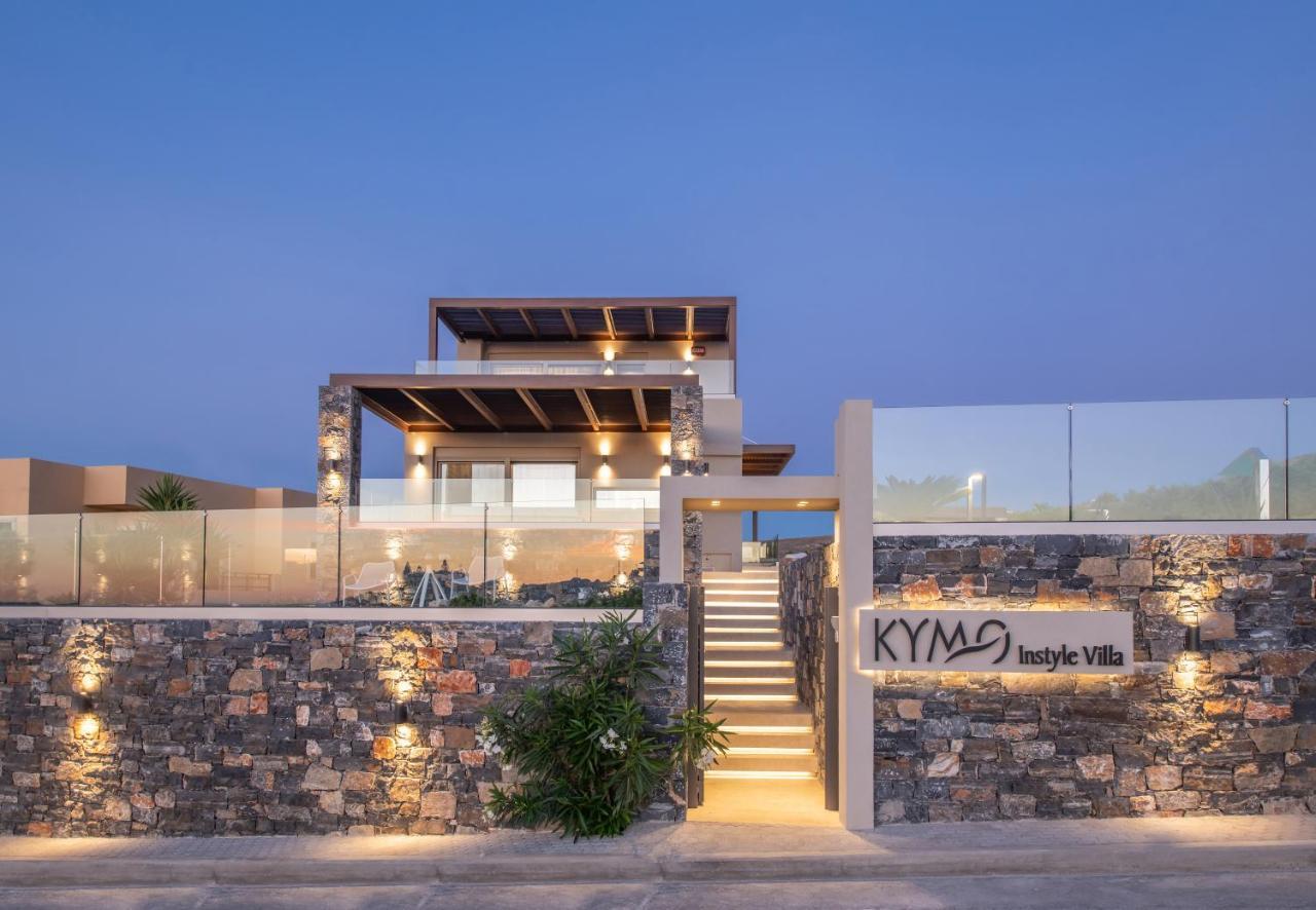 Kymo Instyle Villa - Sea View Private Pool Jacuzzi Kokkini Hani Exterior foto